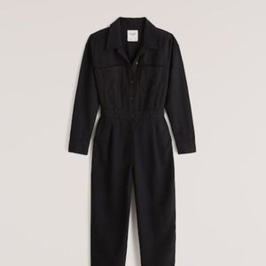 Long-Sleeve Utility Jumpsuit